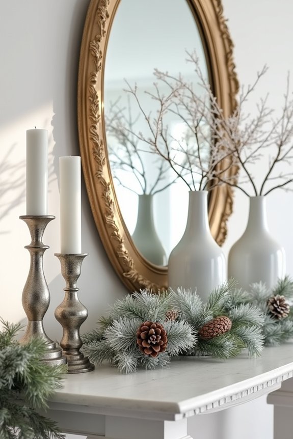timeless sophistication with metallic accents