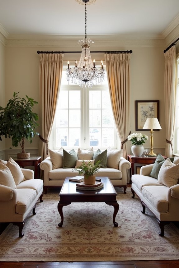 timeless traditional living decor