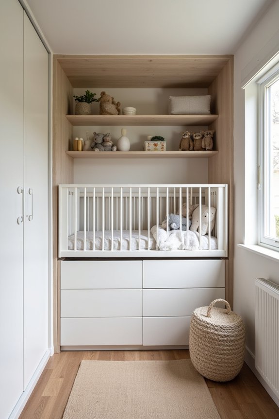 tiny nursery space solutions