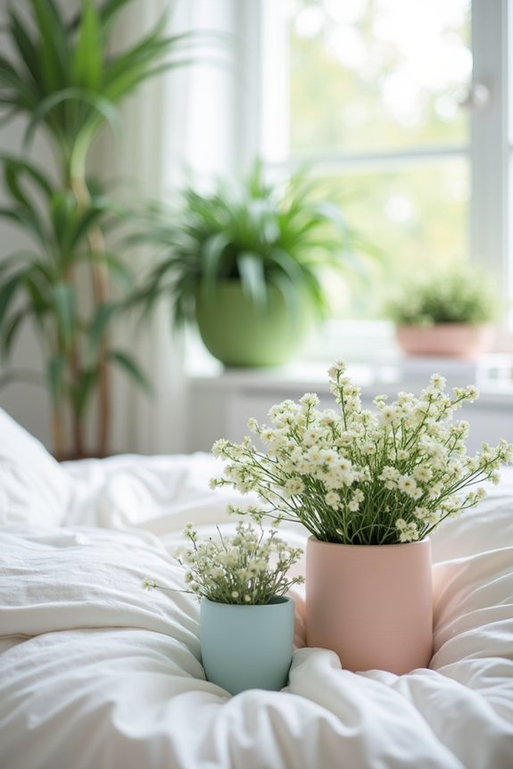 transform bedroom with plants
