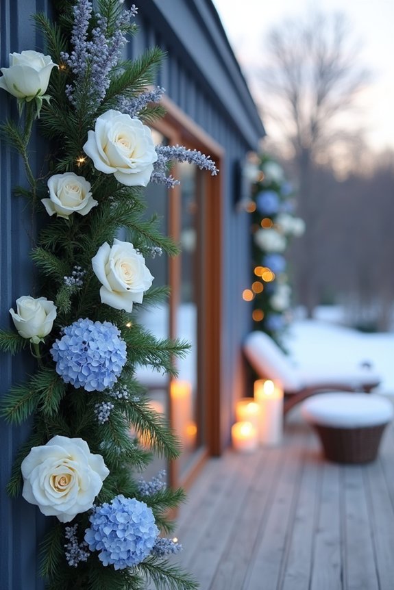 transform deck with flowers