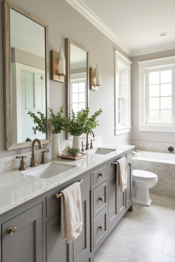 transitional bathroom decor tips