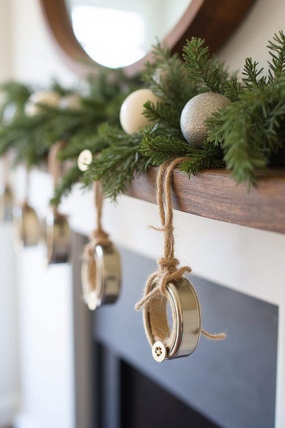 upcycled festive garland ideas