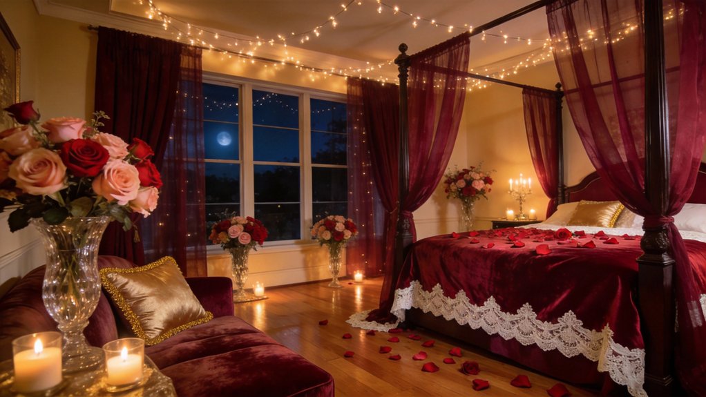 valentine s day bedroom decor