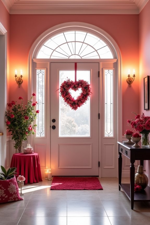 valentine s day entryway decorations