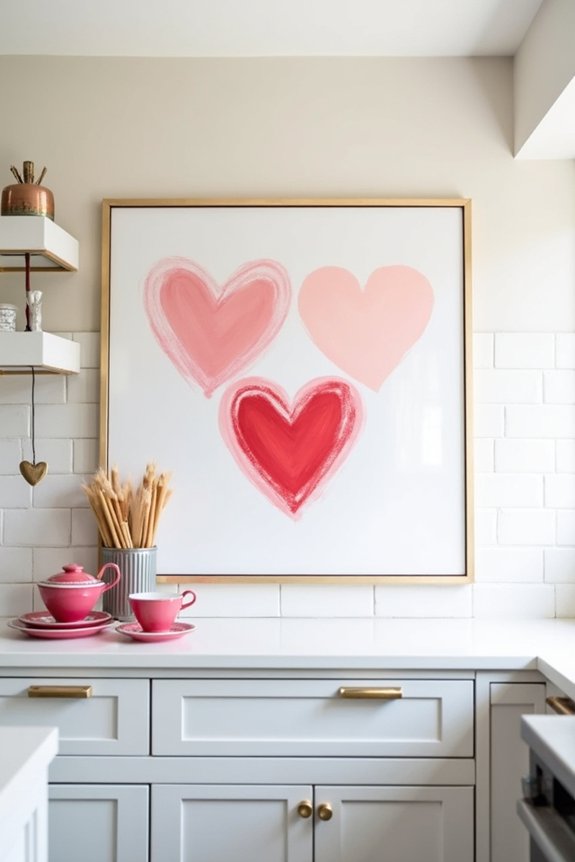 valentine s day kitchen decor