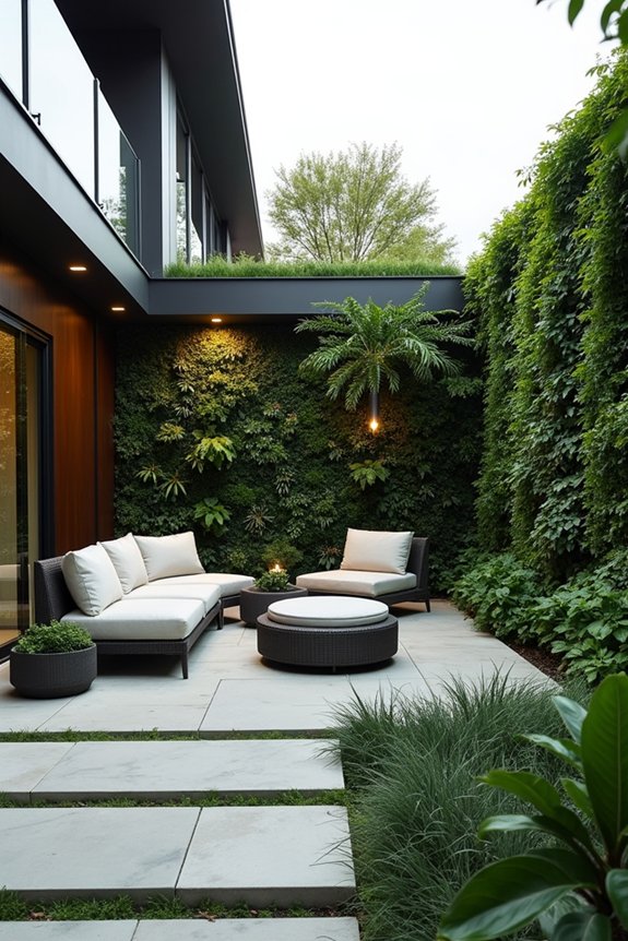 vertical gardens enhance patios