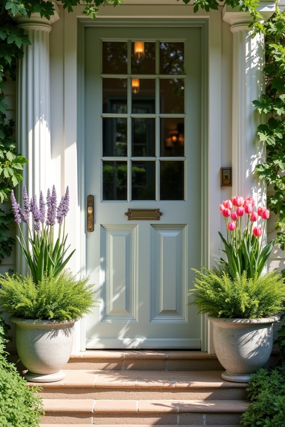 vibrant seasonal plant display