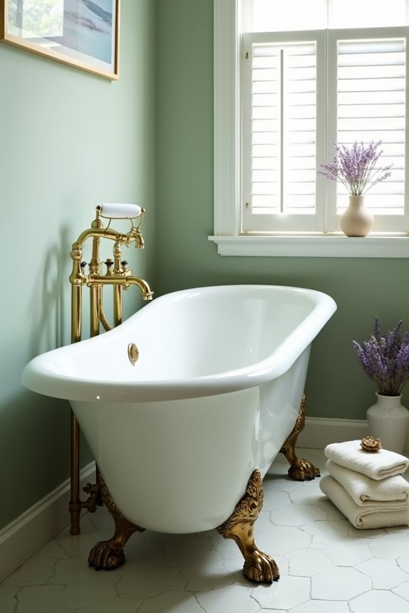 vintage elegance in bathrooms