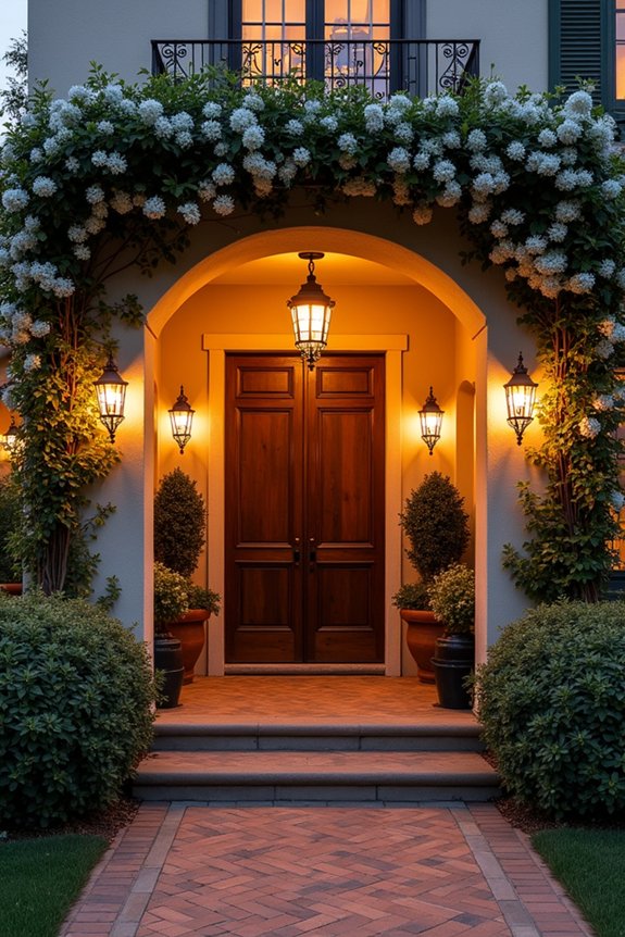 vintage lanterns create ambiance