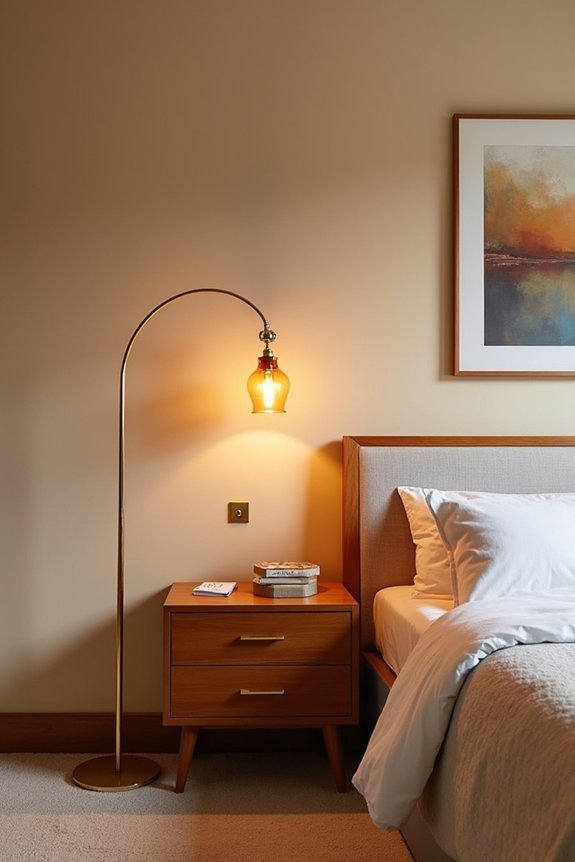 vintage lighting for mid century