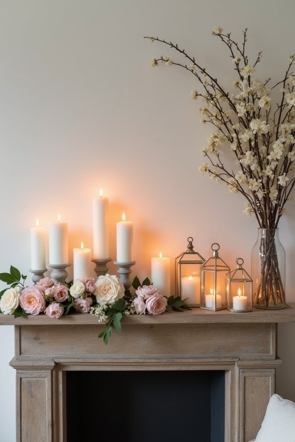 warm ambiance with candles