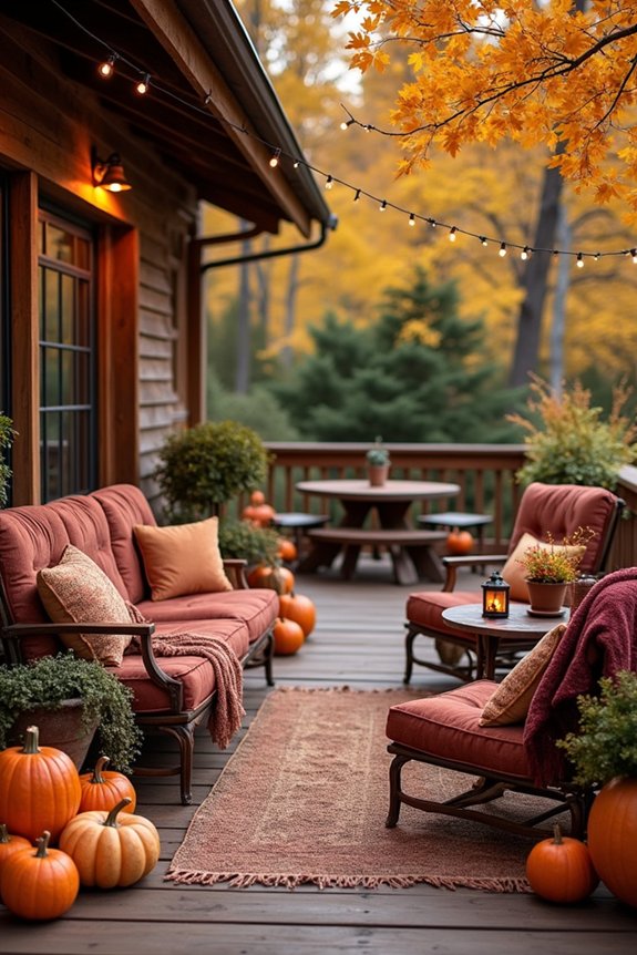 warm and cozy patio d cor