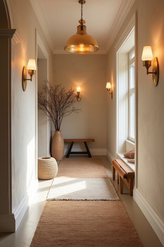 warm and inviting hallways