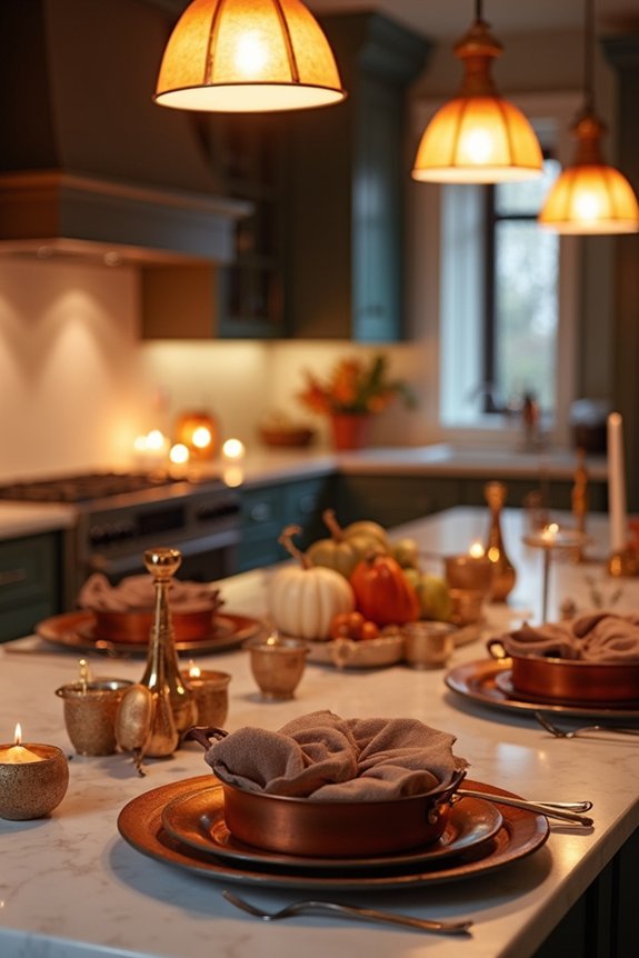 warm and inviting kitchen ambiance