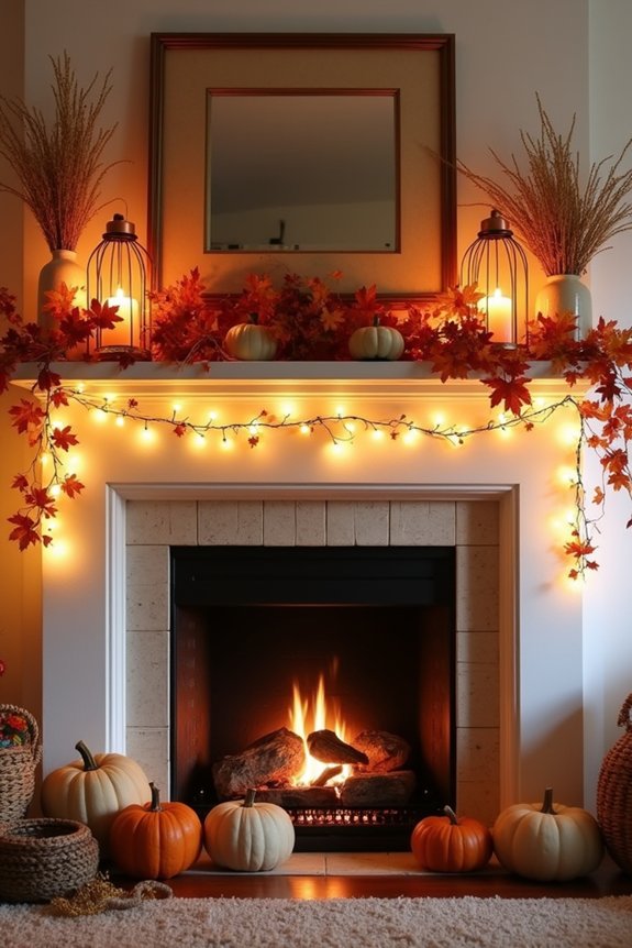 warm autumn lighting decor