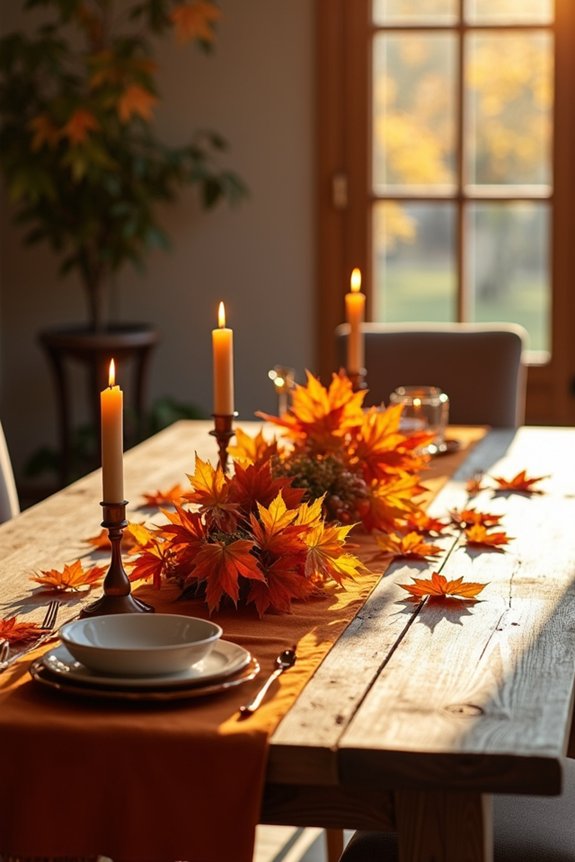 warm autumn tones decor