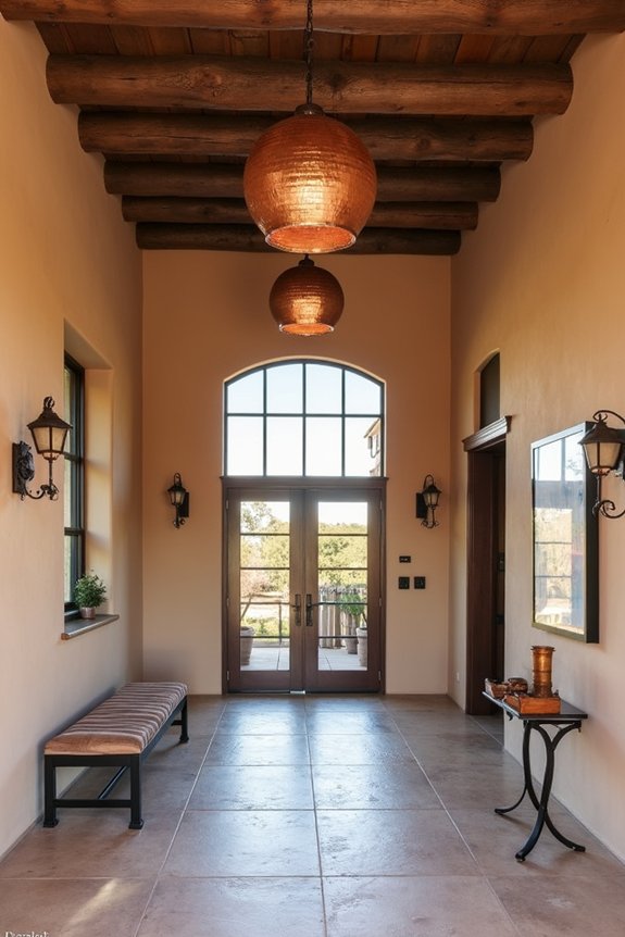 warm copper light fixtures