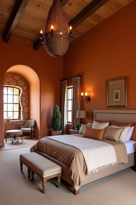 warm earth tone sanctuary