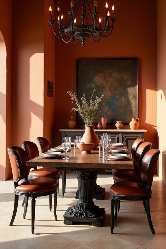 warm earthy tones palette