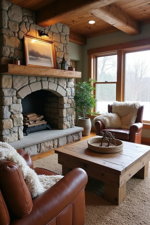 warm inviting rustic textures