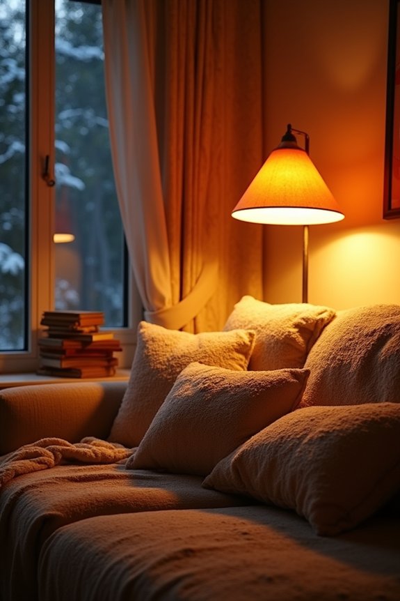 warm lighting for winter