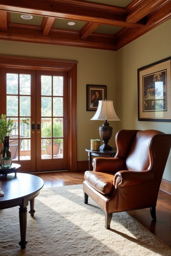 warmth through wooden elements