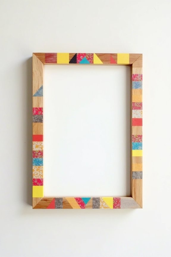 washi tape frame design