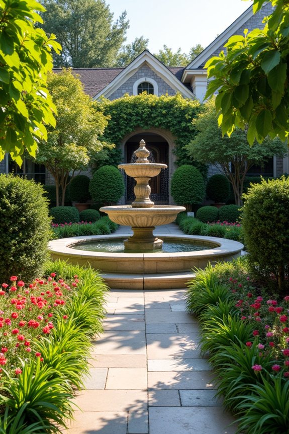 water features enhance tranquility