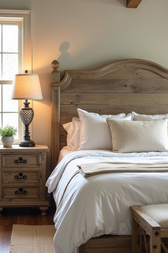 weathered wood farmhouse style
