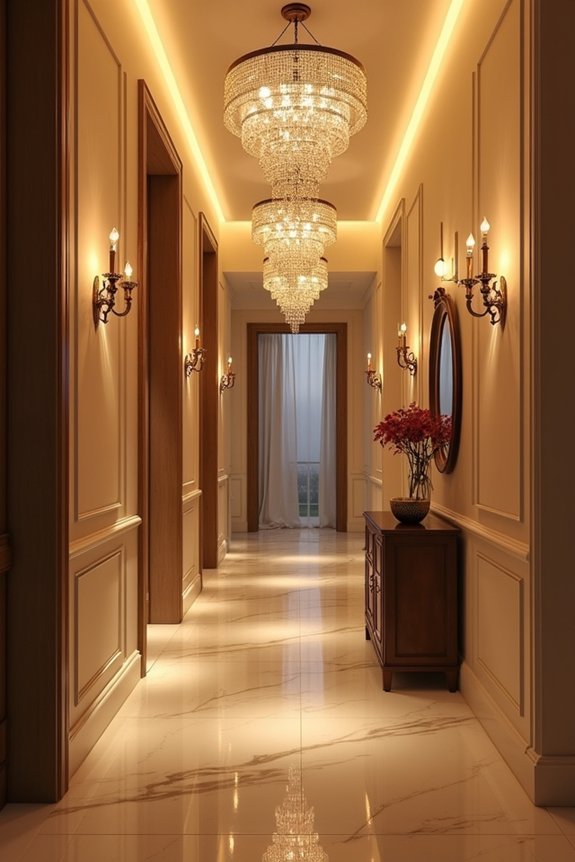 welcoming and warm lighting