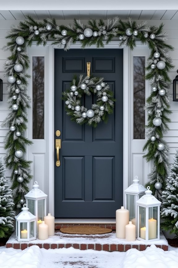winter door decor ideas