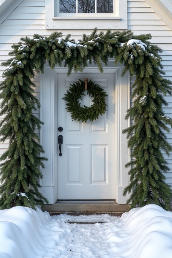 winter door decor ideas