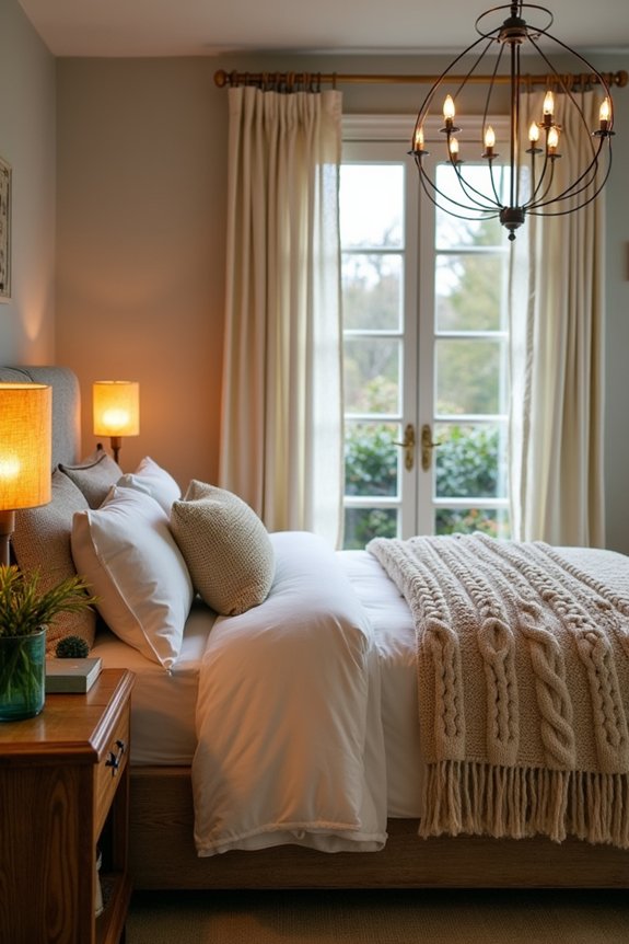 winter guest room decor