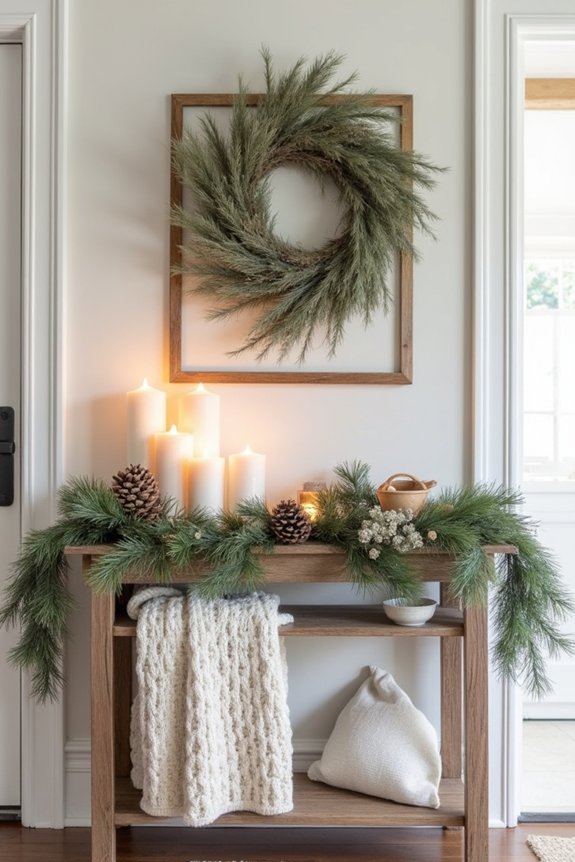 winter guest welcoming decor