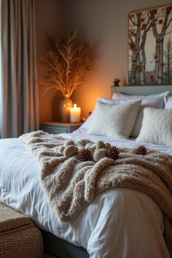 winter inspired natural decor