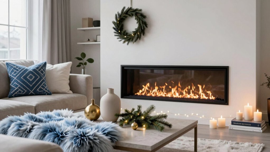 winter living room decor