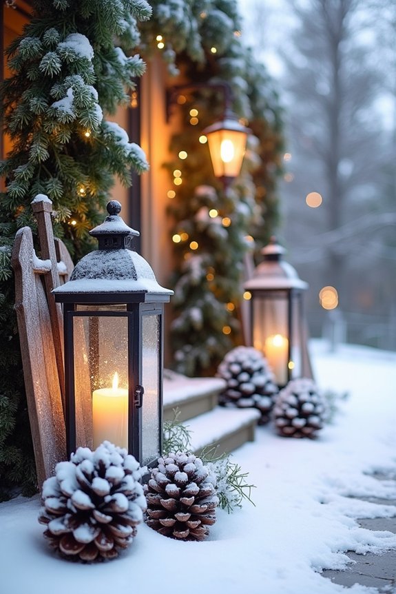 winter yard decoration ideas