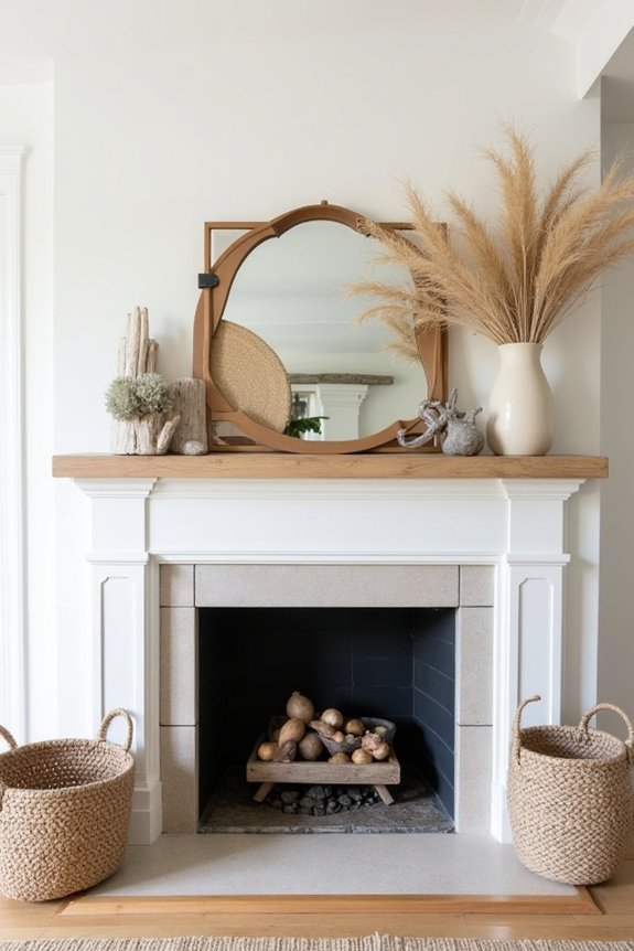 woven baskets and textures