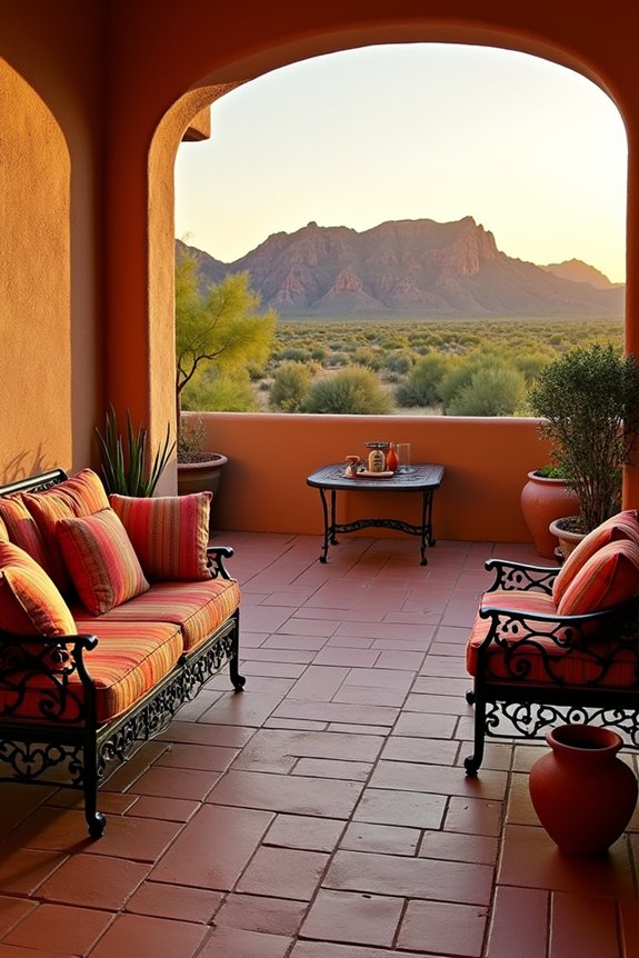 wrought iron rustic elegance